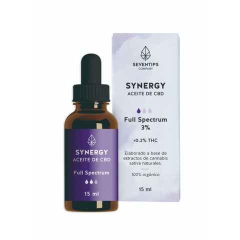 Comprar online ACEITE DE CAÑAMO 3% FULL SPECTRUM SYNERGY 15 ml de SEVENTIPS. Imagen 1