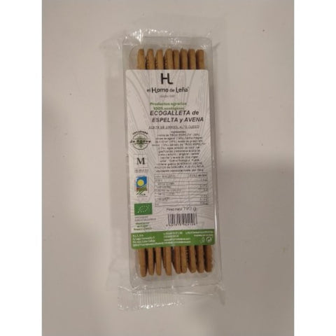 Comprar online ECOGALLETAS DE AVENA Y ESPELTA 190 gr de HORNO DE LEÑA. Imagen 1