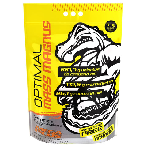 Comprar online BOLSA OPTIMAL MASS MAGNUS CHOCO de MEGA PLUS. Imagen 1