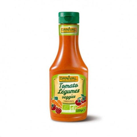 Comprar online TOMATE FRITO SALSA TOMATE VEGETARIANA 330G BI de DANIVAL. Imagen 1