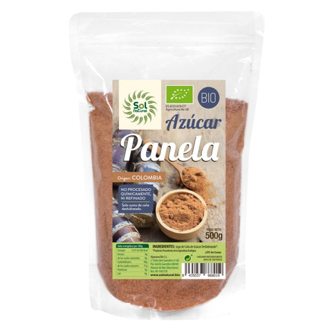 Comprar online AZUCAR PANELA BIO 500 g de SOLNATURAL. Imagen 1