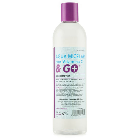Comprar online AGUA MICELAR  CON VITAMINA C & GO 300  ML de PHARMA&GO. Imagen 1