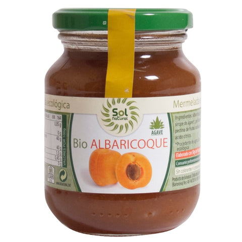 Comprar online ALBARICOQUE CONßAGAVE BIO 330 g de SOLNATURAL. Imagen 1