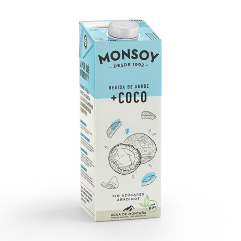 Comprar online BEBIDA DE ARROZ CON COCO BIO 1 L de MONSOY. Imagen 1
