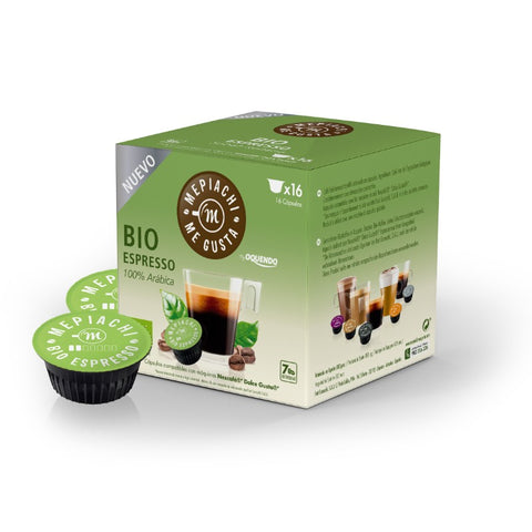 Comprar online MEPIACHI CAFE EXPRESSO BIO 16 CAPS. DOLCE GUSTO de OQUENDO. Imagen 1