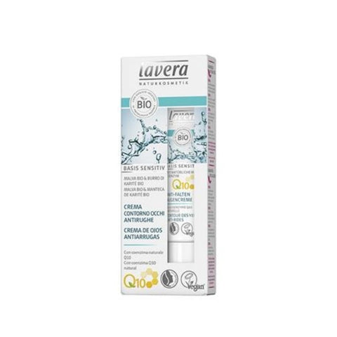 Comprar online CONTORNO OJOS CREMA Q10 BASIS SENSITIV 15ml de LAVERA. Imagen 1