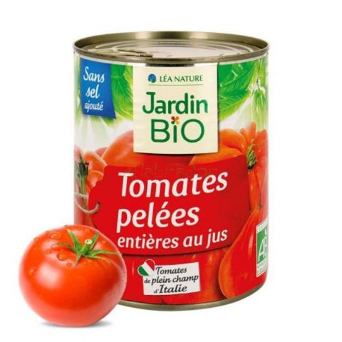 Comprar online TOMATES ENTEROS PELADOS 400G de JARDIN BIO. Imagen 1