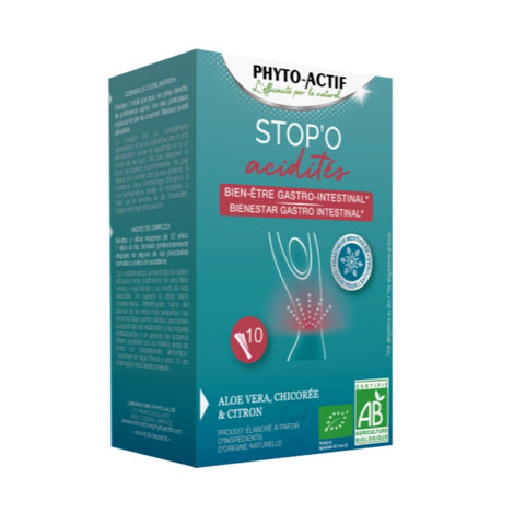 Comprar online STOPO ACIDITES 10 STICKS de PHYTOACTIF. Imagen 1