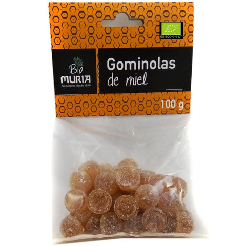 Comprar online PASTILLAS DE GOMA DE MIEL BIO 100G de MURIA BIO. Imagen 1