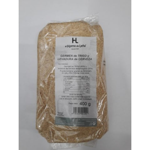 Comprar online GERMEN DE TRIGO Y LEVADURA DE CERVEZA 400 gr de HORNO DE LEÑA. Imagen 1