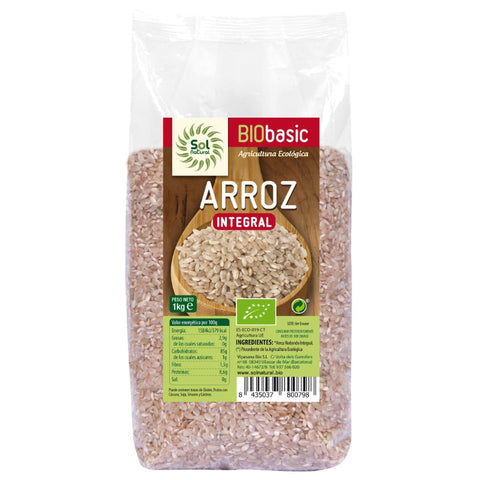 Comprar online ARROZ REDONDO INTEGRAL BIO 1 kg de SOLNATURAL. Imagen 1