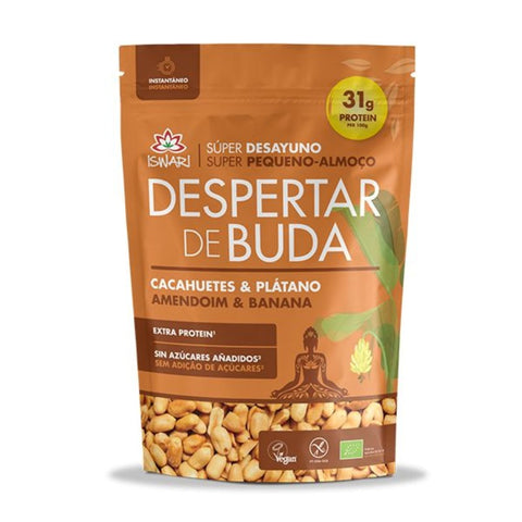 Comprar online DESPERTAR DE BUDA CACAHUETE PLATANO BIO 360 gr de ISWARI. Imagen 1
