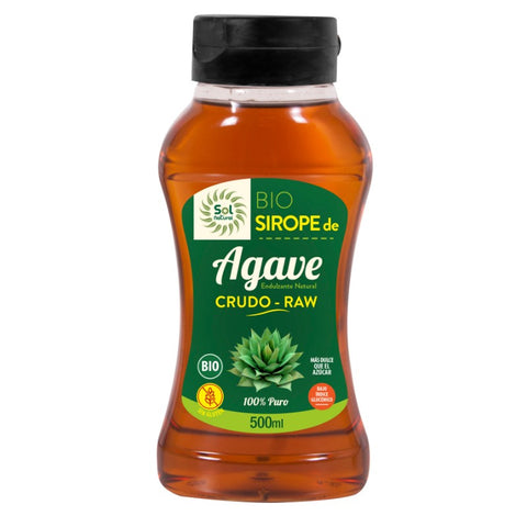 Comprar online SIROPE DE AGAVE CRUDO-RAW BIO 500 ml de SOLNATURAL. Imagen 1