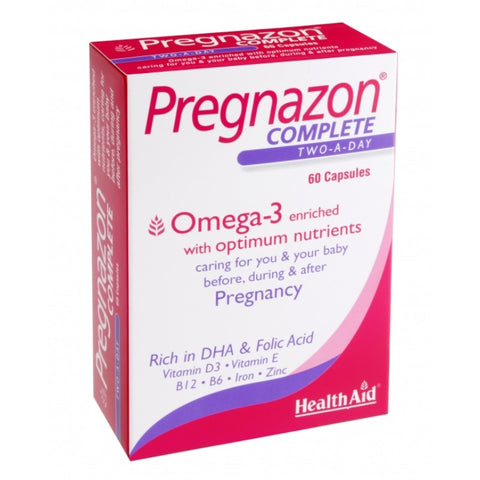 Comprar online PREGNAZON 30 Caps de HEALTH AID. Imagen 1