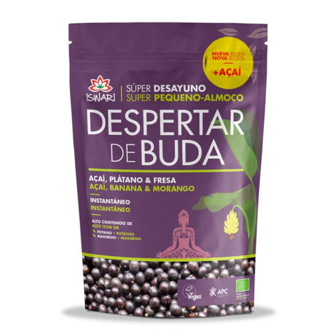 Comprar online DESPERTAR DE BUDA ACAI & PLATANO BIO 360 gr de ISWARI. Imagen 1
