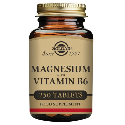 Comprar online MAGNESIO+VITAMINA B6 250 Comp de SOLGAR. Imagen 1