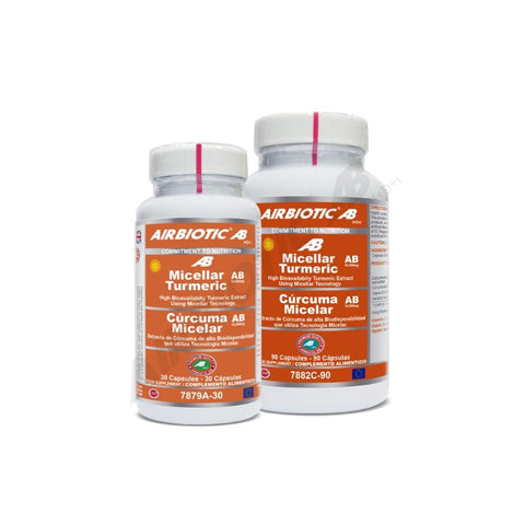 Comprar online CURCUMA MICELAR AB (Biodisponibilidad superior) 90 de AIRBIOTIC. Imagen 1