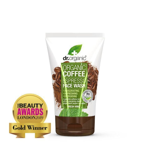 Comprar online LIMPIADOR FACIAL DE CAFE Y MENTA FRESCA 125 ml de DR ORGANIC. Imagen 1
