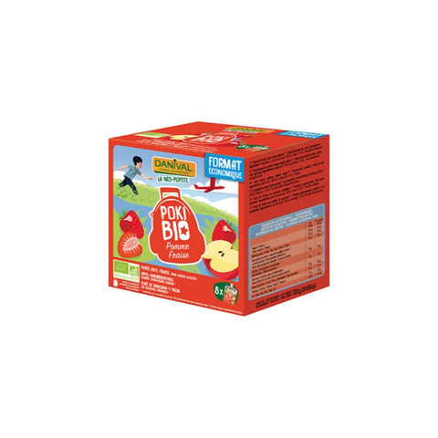 Comprar online PACK 8 SMOOTHIES DE MANZANA Y FRESA 720 gr de DANIVAL. Imagen 1