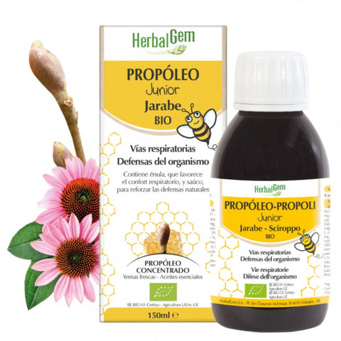 Comprar online PROPOLEO JUNIOR JARABE BIO 150 ML de HERBALGEM. Imagen 1