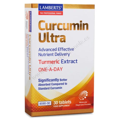 Comprar online CURCUMIN ULTRA 30 Tab de LAMBERTS. Imagen 1