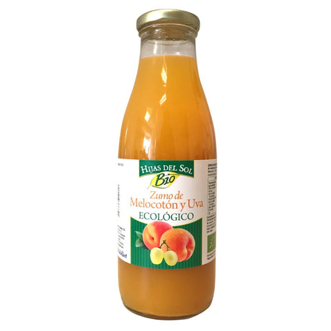 Comprar online ZUMO MELOCOTON Y UVA 750 ml ECOLOGICO de YNSADIET. Imagen 1
