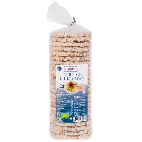 Comprar online TORTITAS CON ESPELTA Y ALGAS de ALGAMAR. Imagen 1