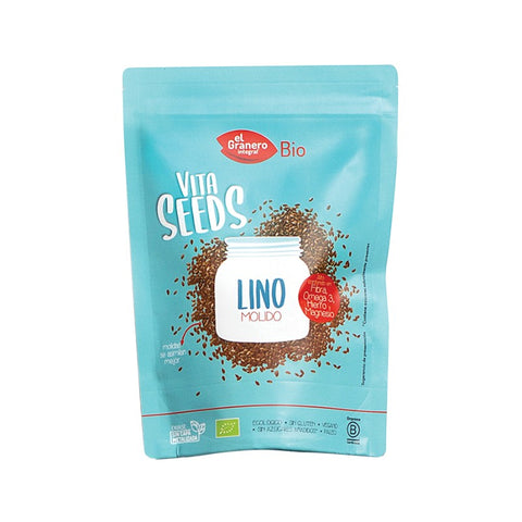 Comprar online VITASEEDS LINO MOLIDO BIO 300 gr de EL GRANERO INTEGRAL. Imagen 1