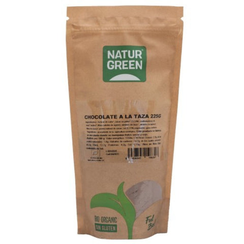 Comprar online NATURGREEN CHOCOLATE A LA TAZA DOYPACK BIO 225 G de NATURGREEN. Imagen 1