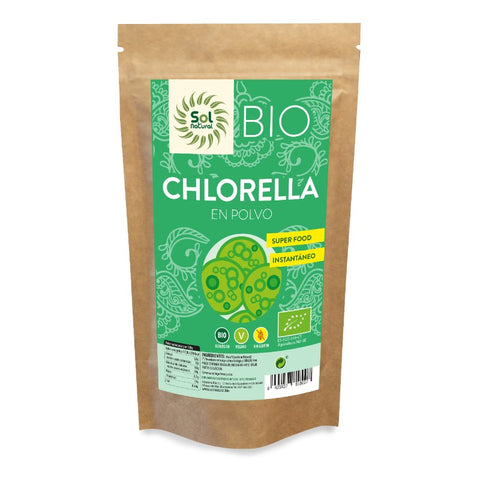 Comprar online CHLORELLA EN POLVO BIO 125 g de SOLNATURAL. Imagen 1