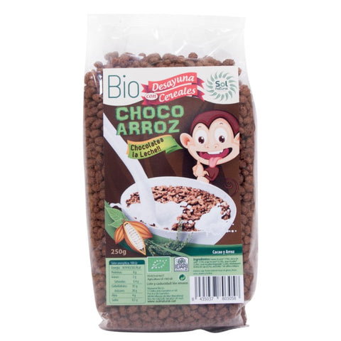 Comprar online CHOCO ARROZ BIO 250 g de SOLNATURAL. Imagen 1