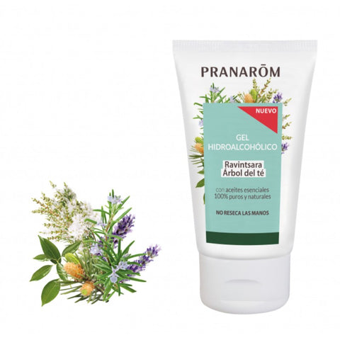 Comprar online GEL HIDRALCOHOLICO RAVINTSARA/ARBOL DEL TE 50 ML de PRANAROM. Imagen 1