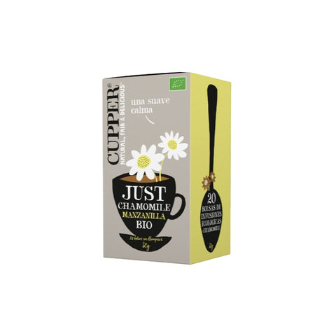 Comprar online INFUSION JUST CHAMOMILE BIO 20 Bolsas de CUPPER. Imagen 1