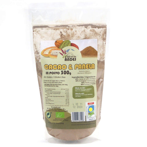Comprar online CACAO&PANELA 300G EN POLVO ( 50%) de ORO DE LOS ANDES. Imagen 1