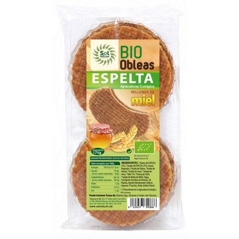 Comprar online OBLEA DE ESPELTA BIO 175 g de SOLNATURAL. Imagen 1