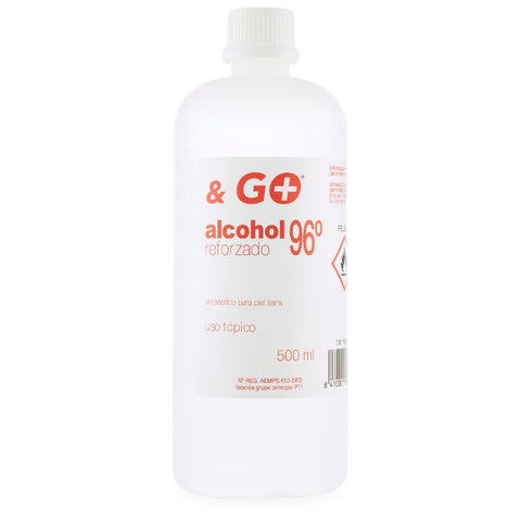 Comprar online ALCOHOL 96‡ & GO 500 ML de PHARMA&GO. Imagen 1