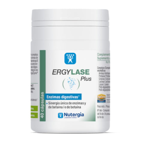 Comprar online ERGYLASE PLUS 40 Caps de NUTERGIA. Imagen 1