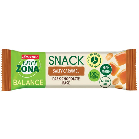 Comprar online EXP SNACK SALTY CARAMEL 30 Barritas de ENERZONA. Imagen 1