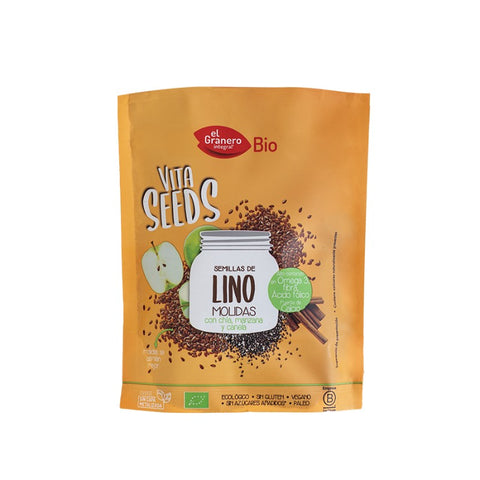 Comprar online VITASEEDS SEMILLAS LINO CHIA MANZANA Y CANELA 200 de EL GRANERO INTEGRAL. Imagen 1