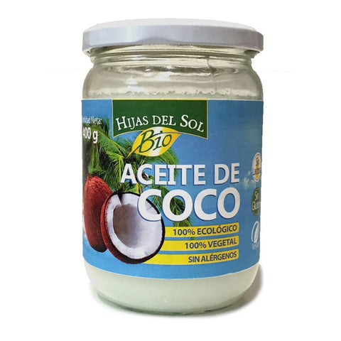 Comprar online ACEITE DE COCO 400 ml HIJAS DEL SOL de YNSADIET. Imagen 1