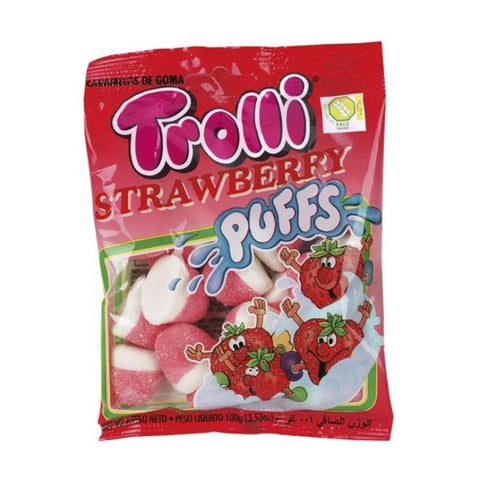 Comprar online TROLLI BESITOS DE FRESA STRAWBERRY 100 gr de TROLLI. Imagen 1