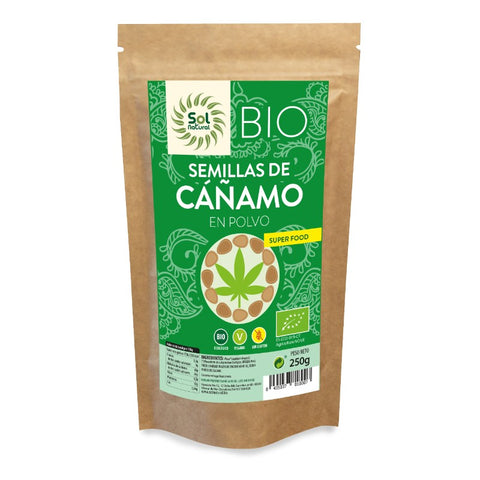 Comprar online SEMILLAS DE CAðAMO BIO 250 g de SOLNATURAL. Imagen 1
