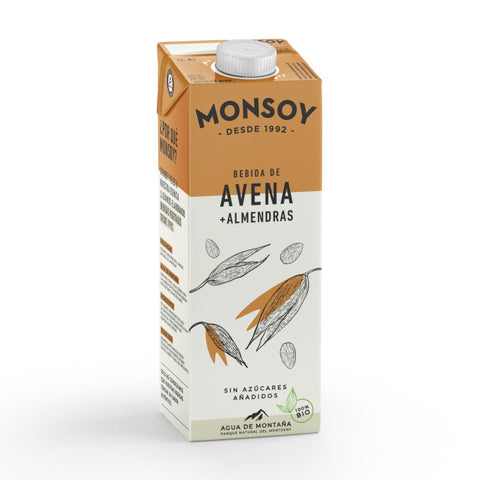 Comprar online BEBIDA DE AVENA+ALMENDRAS BIO 1 L de MONSOY. Imagen 1