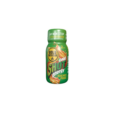 Comprar online ONE SHOT ENERGY 60ml 20 UN de GOLD NUTRION. Imagen 1