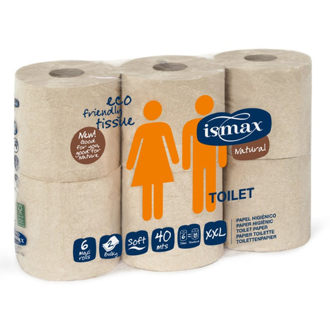 Comprar online PAPEL HIGIENICO ECOLOGICO 6/u de ISMAX. Imagen 1