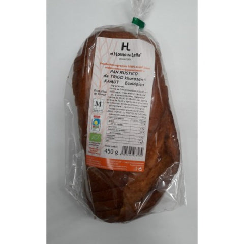Comprar online PAN RUSTICO DE KAMUT ECO 450 gr de HORNO DE LEÑA. Imagen 1