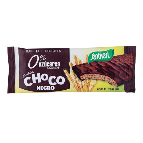Comprar online BARRITAS CEREAL CHOCO NEGRO S/A 2*3 de SANTIVERI. Imagen 1