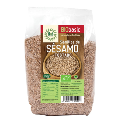 Comprar online SEMILLAS SESAMO TOSTADO BIO 500 g de SOLNATURAL. Imagen 1