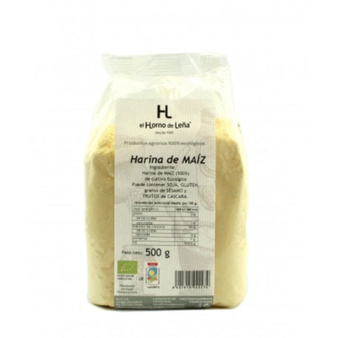 Comprar online HARINA DE MAIZ ECO 500 gr de HORNO DE LEÑA. Imagen 1