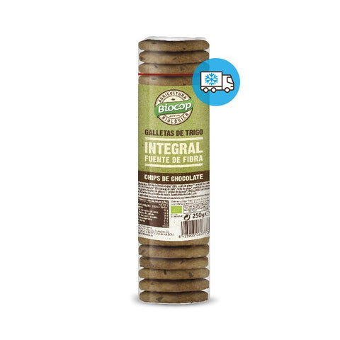 Comprar online GALLETA INTEGRAL CHIPS CHOCOLATE BIOCOP 250G de BIOCOP. Imagen 1